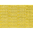 thumbnail image 1 of Ahgly Company Machine Washable Indoor Rectangle Solid Yellow Modern Area Rugs, 8' x 12', 1 of 4