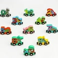 thumbnail image 1 of 11Pcs Wooden Dinosaur Number Train Set - Toddler Dino Train Toy  Montessori Learning Toy  Sequenced Number Train, 1 of 7