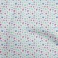thumbnail image 1 of oneOone Viscose Jersey Medium Blue Fabric Alphabet Dress Material Fabric Print Fabric By The Yard 60 Inch Wide, 1 of 5