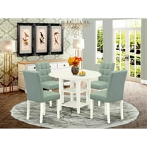 East West Furniture 5 Piece Dining Table Set