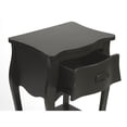 thumbnail image 2 of Butler Specialty Company Rochelle 1 Drawer Wood Nightstand - Black, 2 of 7