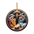 thumbnail image 1 of Decoraciones colgantes de Natividad, suministros para fiestas, colgante de Navidad fácil de colgar, adorno acrílico para ventana de pared de gabinete Sin fondo, 1 of 8