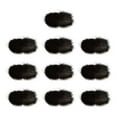 thumbnail image 3 of Fake Ball DIY Knitting Beanie Hats Art 10 Pieces for Scarves Clothes , Black, 3 of 9