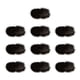 thumbnail image 3 of Pompones de piel sintética BLESIY bolas de pompones negro, 3 of 8