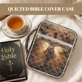 thumbnail image 7 of FOR U DESIGNS Deer Cross Pattern Bible Cover Case with Handle Quilted Protective Church Organizer Holder Bag Christian Bible Accessories for Bible Study/Daily Use, 7 of 7