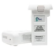 2-Pack Replacement DJI Phantom 2 Battery - For DJI Phantom 2 Quadcopter Drone - UpStart Battery Brand