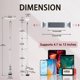 thumbnail image 2 of Soporte para Tablet KABCON Brazo Extensible 4-13" para Tablets y Celulares, 2 of 7