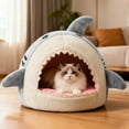 thumbnail image 4 of Lit pour Animaux de Compagnie Niche pour Chat pour Chaleur Hivernale Cachette Intérieur Extérieur Usage Quotidien Design Convivial pour Chat, 4 of 5