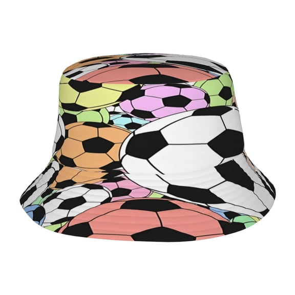 Soccer Ball Fisherman's Hat Lightweight and Breathable Sun Hat Suitable for Both Men and Women