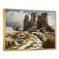 thumbnail image 2 of Designart "Wintry Castle Splendor" Castles Floater Framed Wall Art Prints, 2 of 5