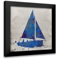 thumbnail image 1 of Peter, Christopher 20x20 Black Modern Framed Museum Art Print Titled - Sail Silhouette, 1 of 5