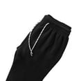 thumbnail image 4 of Vetsdori Pockets Pajamas Pants for Women Sleep Pants Pj Bottoms Holiday Sleepwear Wide Leg Elastic Waist Womens Lounge Pants Solor Color,Black, 4 of 5