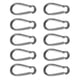 thumbnail image 5 of 10 Piezas Barco Marino Camping Al Aire Libre Bloqueo de Acero Inoxidable Mosquetón Clip Gancho Llavero * 40 / M5 * 50 M5x50mm Baoblaze Clip de mosquetón, 5 of 7