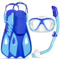 thumbnail image 1 of Equipo de Snorkel ACQCES para Niños de 5 a 15 Años con Máscara, Aletas y Snorkel, 1 of 7