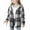Gray, variant on NAISIBABY Girls Fleece Shirt Jacket 8T, Button Down Long Sleeve Fashion Plaid Fall Winter Casual Hooded Outwear Coffee(4-15T)