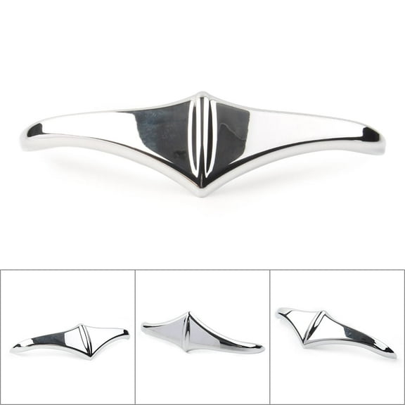 ZS Chrome Rear Fender Accent Leading Edge Tip Trim for Harley Touring Street Glide