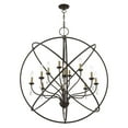 thumbnail image 2 of Livex Lighting - Aria - 12 Light Grande Foyer Chandelier In Shabby Chic, 2 of 9