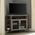 thumbnail image 2 of Maverick 48" Mesh Porte Coin TV Stand avec Étagère Réglable en Lavage Gris, 2 of 4