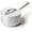 Gray, variant on Caraway Nonstick Ceramic Sauce Pan with (3 qt) - Oven Safe & Compatible with All Stovetops (Gas, Electric & Induction) - Gray