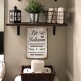 thumbnail image 4 of Bathroom Signs Wall Decor - Life is Like The Bathroom, Funny Vintage Metal Tin Signs for Bathroom, Washroom, Restoom and Farmhouse Wall Decor Art Accessories, Cool Stuff, 8 x 12 inch, 4 of 14