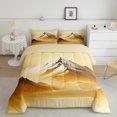thumbnail image 2 of Feelyou Nature Scenery Full Size Comforter Sets, Western Rustic Mountain Bedding Comforter Set, Teens Kids Boys Girls Reversible Bedding Sets, Ultra Soft Bedroom Decor, 3 Pieces, 2 of 8