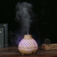 thumbnail image 4 of Decdeal 400ml U-ltrasonic Acoustic Air Aroma Diffuser Mist Maker with Remote Control Controller 7 Colorful Design 4 Levels T-imer T-ime Setting Double Spray Modes for Yoga Relax Office Hom Type 1 US plug, 4 of 7