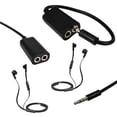 thumbnail image 3 of Cable divisor de audio Yotijar 3.5mm a Adaptador de Enchufe Doble Auxiliar de 4 Polos, 3 of 10