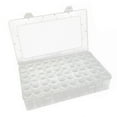 thumbnail image 1 of Lipstore Organisateur de Perles Transparent Vide Rectangle Anti-Poussière Conteneurs de Rangement de Perles avec Couvercles 60 Bouteilles Rondes, 1 of 8