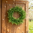 thumbnail image 5 of Fern Leaf Decorative Wreath - Natural Looking Faux Greenery for Indoor and Outdoor Use - Realistic Plant Decor for Year-Round Beauty Without Watering, 5 of 6