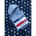 thumbnail image 3 of Happy July 4Th And My Birthday Hoodie Men -Image by Shutterstock, Male Small, 3 of 4