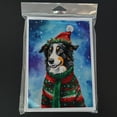 thumbnail image 3 of Border Collie Christmas Greeting Cards Pack of 8 7 in x 5 in, 3 of 3