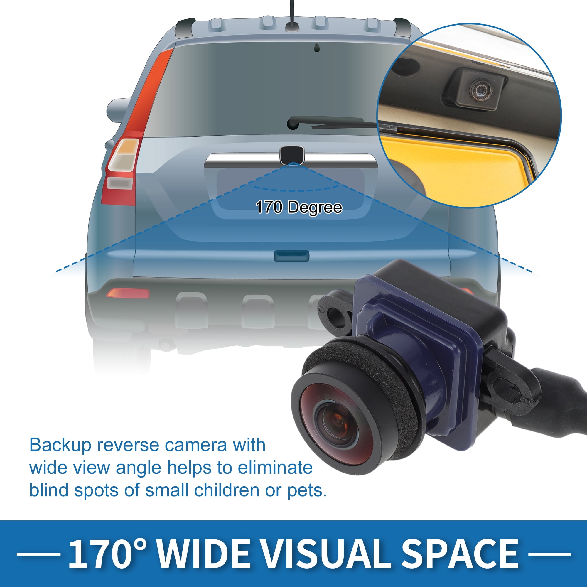 Unique Bargains Rear View Camera for Ram Promaster 1500 2500 3500 Base 3.6L V6 2019 2021