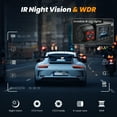 thumbnail image 5 of NEXPOW Dash Cam Front and Inside, 1080P FHD Car Camera with Rear IR Night Vision, Accident Lock, 24H Park Mode, G-Sensor, Included 32GB Card, 5 of 8