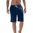 thumbnail image 2 of Dxzfnsa Men's Cargo Shorts Elastic Waistband Drawstring Summer Casual Cotton Big and Tall Relaxed Fit Work Shorts M-3XL, 2 of 6