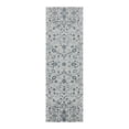 thumbnail image 3 of Luxee Designs Alexandria Collection – 2×6 ft – Floral Runner Rug – Bordered, High-Traffic, Pet-Friendly, Stain Resistance – Light Blue, 3 of 8