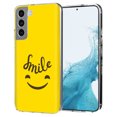 thumbnail image 1 of TalkingCase Slim Case Cover Compatible for Samsung Galaxy S22 Plus+ 5G, Happy Smile Icon Print, Lightweight,Flexible,Soft, USA, 1 of 7