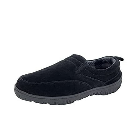 

Clarks Mens Slipper with Suede Leather Upper SAB30194A - Closed Back with Double Gore and Removable Insole - Indoor Outdoor House Slippers For Men 7 M US Cinnamon