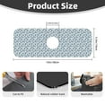 thumbnail image 2 of Sikiie Nautical Theme Anchors Splash Guard for Sink Faucet-1 PC Super Absorbent Fast Drying Mat Sink Gadgets-Splash Guard for Kitchen, Sink Mat, 2 of 7