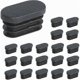 thumbnail image 1 of Plastic Tube Caps, Oval Chair Leg Caps for Furniture, 20pcs (20x40mm)., 1 of 5