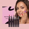 thumbnail image 2 of Water Nail Polish Pen Set, 5 Colors Air Dry Nail Art Pens, No UV Lamp Needed, Quick-Drying & Vibrant Color Payoff, Portable Nail Art Studio for Teens, Perfect for Gifting, 25ml Each, Style G, 2 of 8