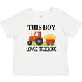 thumbnail image 3 of Inktastic Farming Cute Boy Loves Tractors Boys Baby T-Shirt, 3 of 5
