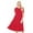 Red, variant on MOA COLLECTION Women's A-Line Short Sleeve Jersey Knit Dress - Comfortable Relaxed Fit (S-3XL)