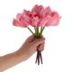 thumbnail image 4 of unbranded 12Ud Flores Artificiales Rosas De Cymbidium Para Centros De Y Fotográficos, 4 of 6