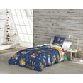 thumbnail image 4 of Gouchee Home Moon Space Twin Duvet Cover Set – 2pc Kids Bedding with Reversible Outer Space Design, 4 of 4
