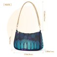 thumbnail image 3 of FORMRS Womens Shoulder Bag with Chain Strap Clutch Purse Cute Tote Handbag, Purple Moonlight Forest, 3 of 7