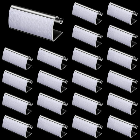 Table Skirting Clips Table Skirt Clips Table Cover Tablecloth Clips Clear Tablecloth Clips Clear Table Clips for Indoor Outdoor Events Wedding Meeting Party Picnic Banquet (24 Pieces)