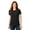 Jet Black, variant on Port & Company Ladies Core Blend Tee