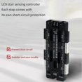 thumbnail image 3 of Sensor de movimiento PIR de luz SMD 2835 flexible y regulable para escaleras, control inalámbrico para escaleras, color negro, 3 of 5