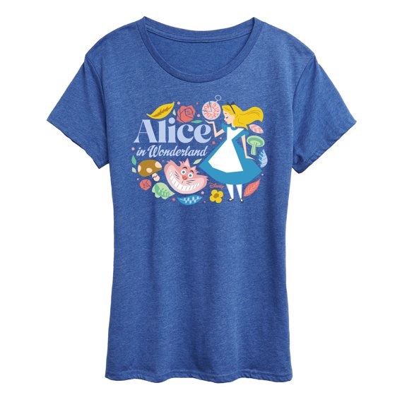 Alice in Wonderland - Alice Icons - Women's Short Sleeve Graphic T-Shirt