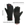 thumbnail image 3 of Guantes de esquí con pantalla táctil impermeables - Guantes para deportes de invierno y ciclismo con forro polar para mayor calidez y flexibilidad, 3 of 6